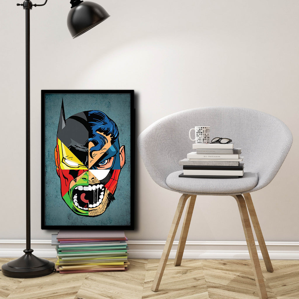 Póster Superhéroes
