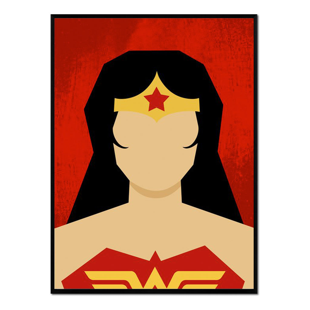 Póster Retrato Wonder Woman