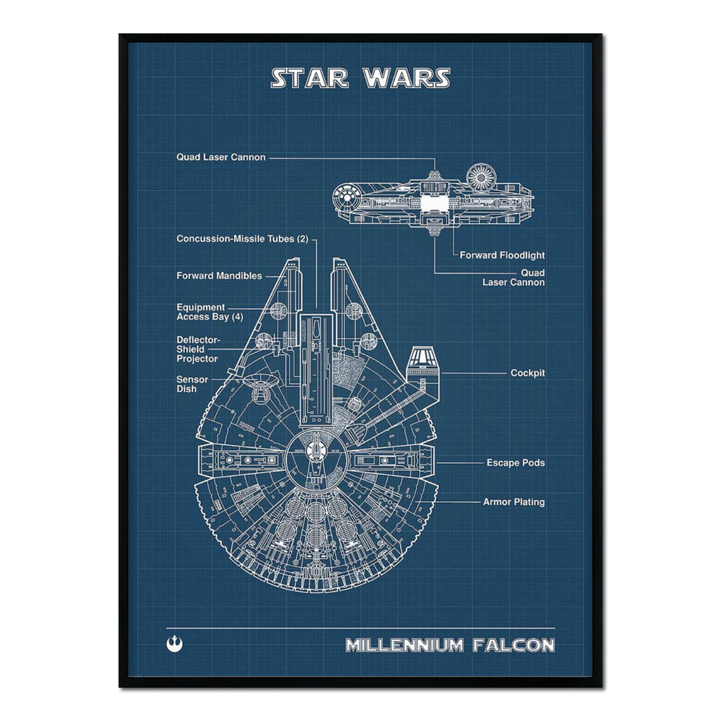 Póster Nave Star Wars