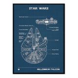 Póster Nave Star Wars