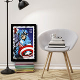 Póster Sello de Capitán América