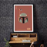 Póster Phasma Fondo Rojo