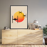 Póster Naves sobre el Sol