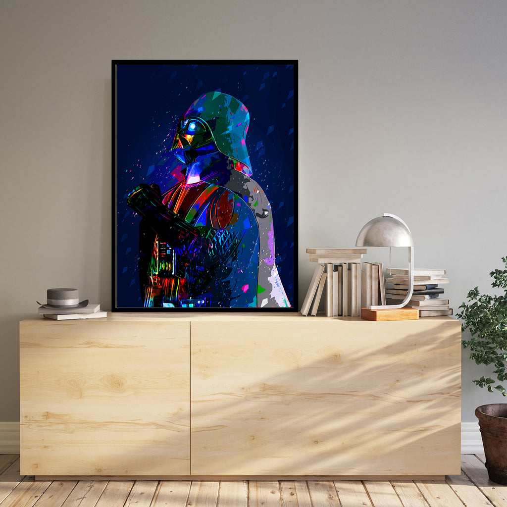 Póster Darth Vader Colores