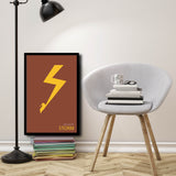 Póster Símbolo de Flash