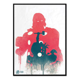 Póster Silueta de Thor