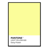 Póster Amarillo Pastel