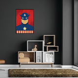 Póster Retrato Capitán América