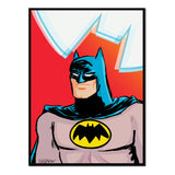 Póster Batman Fondo Rojo