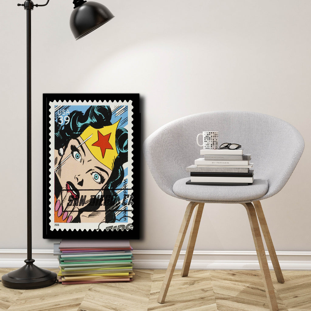 Póster Sello Wonder Woman