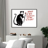 What more do you want? - Póster 21x30 con Marco Negro