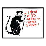 What more do you want? - Póster 50x70 con Marco Negro