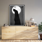 Batman Murciélagos - Póster 30x40 con Marco Negro