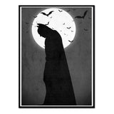 Batman Murciélagos - Póster 30x40 con Marco Negro