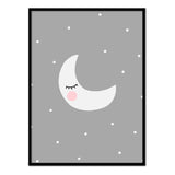 Póster Luna Gris