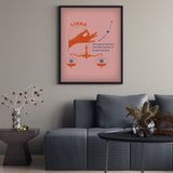 Póster Zodiaco Libra