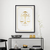 Póster Zodiaco Libra