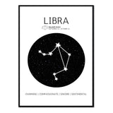 Póster Zodiaco Libra