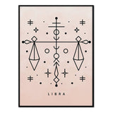 Póster Zodiaco Libra
