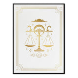 Póster Zodiaco Libra