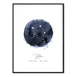 Póster Zodiaco Libra