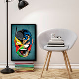 Superhéroes - Póster 30x40 con Marco Negro