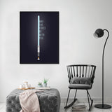 May the Force be With You - Póster 30x40 con Marco Negro