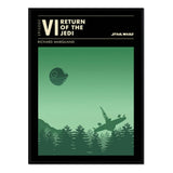 STARWARS - Póster 50x70 con Marco Negro