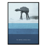 Póster The Empire Strikes Back Azulado