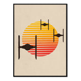 Póster Naves sobre el Sol