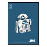 Póster R2D2 Azul