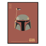 Póster Phasma Fondo Rojo