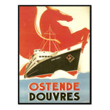 Póster Ostende Douvres
